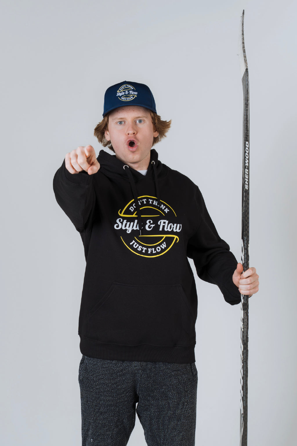 Black Style & Flow ICE Hoodie (ADULT)