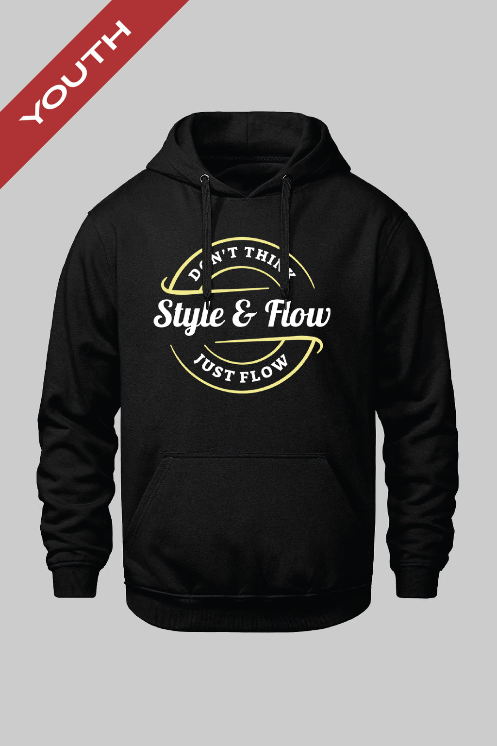 Black Style & Flow ICE Hoodie (YOUTH)