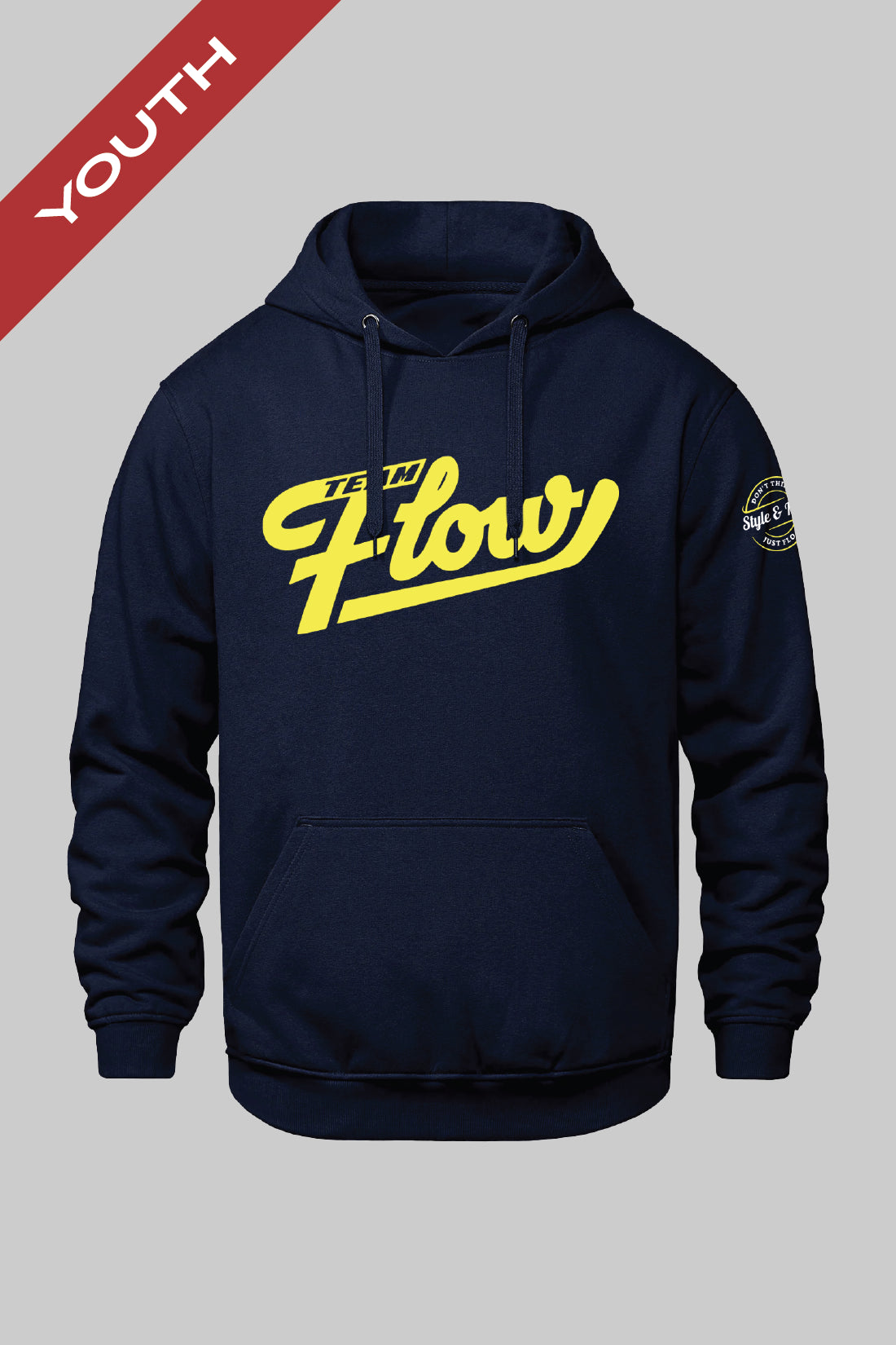 Navy Team Flow Hoodie (YOUTH)