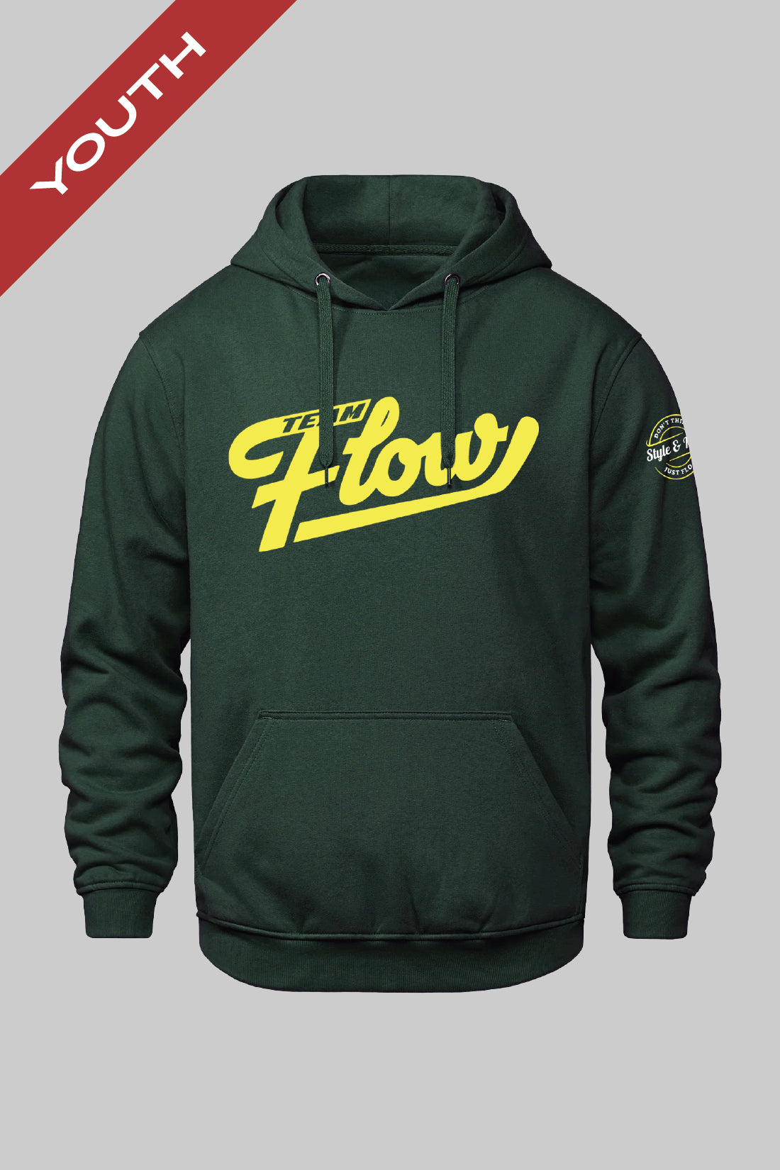 Forest Green Team Flow Hoodie (YOUTH)